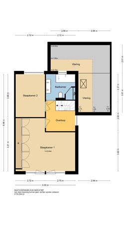 Campanulahof 27, 3355 BH Papendrecht - Plattegrond 1E - 2D - Campanulahof 27 te Papendrecht.jpg