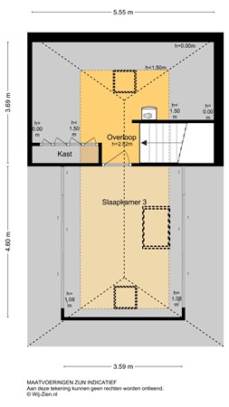 Campanulahof 27, 3355 BH Papendrecht - Plattegrond 2E - 2D - Campanulahof 27 te Papendrecht.jpg