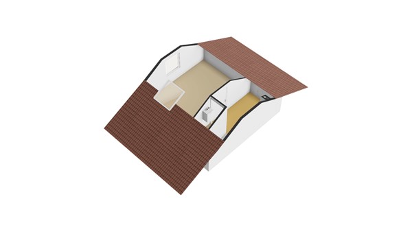 Meester Bouwmanstraat 12, 2957 AV Nieuw-Lekkerland - Plattegrond 2E - 3D - Meester Bouwmanstraat 12 te Nieuw-Lekkerland.jpg