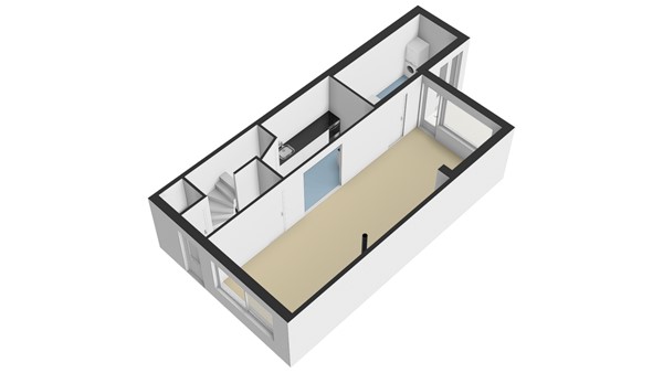 Merelstraat 8, 2953 EL Alblasserdam - Begane grond - 3D - Merelstraat 8 te Alblasserdam.jpg
