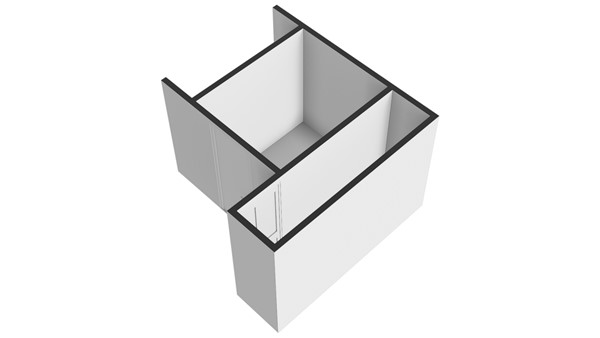Potgieterstraat 13, 2951 XS Alblasserdam - Plattegrond berging - 3D - Potgieterstraat 13 te Alblasserdam.jpg