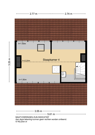 W.B. van der Veldenstraat 11, 2953 CW Alblasserdam - Plattegrond 2E - 2D - W.B. van der Veldenstraat 11 te Alblasserdam.jpg