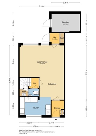 Zwanebloem 53, 2954 NH Alblasserdam - Plattegrond BG - 2D - Zwanebloem 53 Alblasserdam.jpg