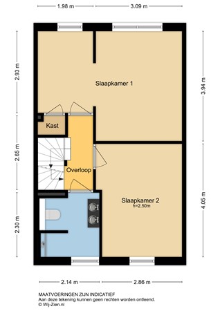 Zwanebloem 53, 2954 NH Alblasserdam - Plattegrond EV- 2D - Zwanebloem 53 Alblasserdam.jpg