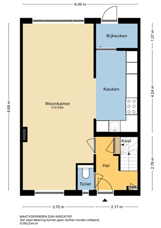 Merwedeweg 25, 2953 XK Alblasserdam - Plattegrond BG - 2D - Merwedeweg 25 te Alblasserdam.jpg