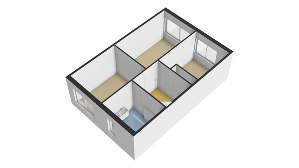 Cypressenlaan 49, 3355 SB Papendrecht - Plattegrond 1E - 3D - Cypressenlaan 49 te Papendrecht.jpg