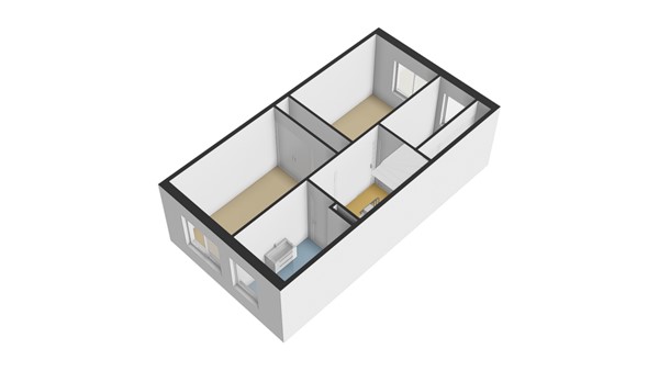 De Hooght 36, 3353 CP Papendrecht - Plattegrond 1E - 3D - De Hooght 36 te Papendrecht.jpg