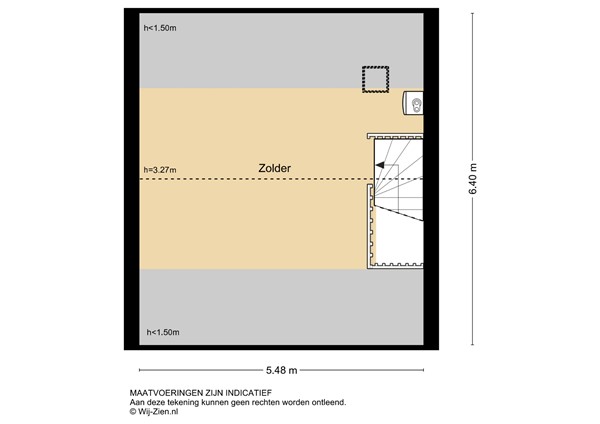 Akkerwinde 40, 2951 HB Alblasserdam - Plattegrond 2E - 2D - Akkerwinde 40 te Alblasserdam.jpg