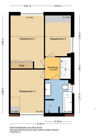 Burgemeester Nieborgstraat 4, 2957 KJ Nieuw-Lekkerland - Plattegrond 1E - 2D - Burgemeester Nieborgstraat 4 te Nieuw-Lekkerland.jpg