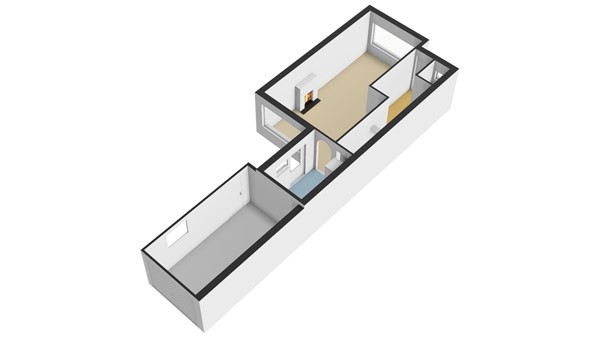 Vroegestraat 5, 2951 VT Alblasserdam - Plattegrond BG - 3D - Vroegestraat 5 te Alblasserdam.jpg