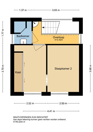 Karper 4, 2954 BP Alblasserdam - Plattegrond 1E - 2D - Karper 4 te Alblasserdam.jpg