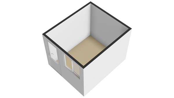 Brederostraat 43, 2951 TE Alblasserdam - Plattegrond Berging - 3D - Brederostraat 43 te Alblasserdam.jpg