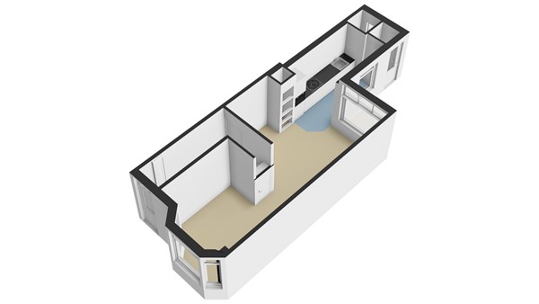 Waalsmondelaan 24, 2951 AW Alblasserdam - Plattegrond BG - 3D - Waalsmondelaan 24 te Alblasserdam.jpg