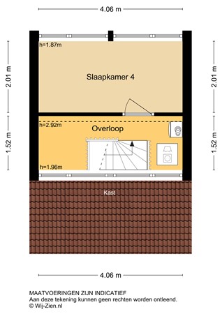 Waalsmondelaan 24, 2951 AW Alblasserdam - Plattegrond 2E - 2D - Waalsmondelaan 24 te Alblasserdam.jpg