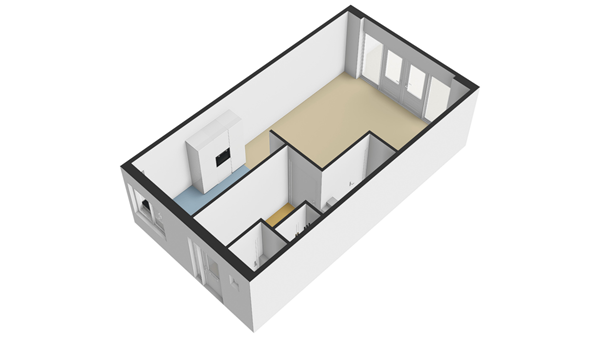 Blokweersingel 74, 2953 XA Alblasserdam - Plattegrond BG - 3D - Blokweersingel 74 te Alblasserdam.jpg