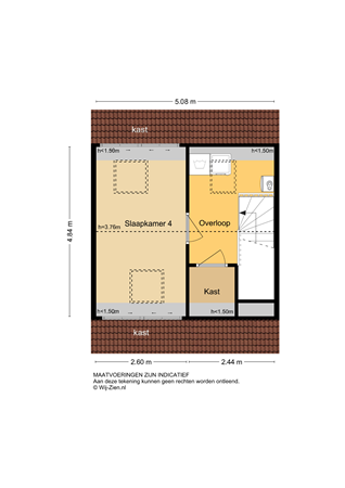 Blokweersingel 74, 2953 XA Alblasserdam - Plattegrond 2E - 2D - Blokweersingel 74 te Alblasserdam.jpg