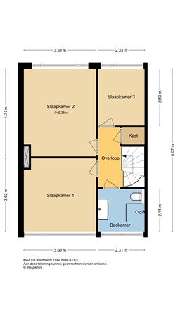 Vondellaan 128, 3351 HG Papendrecht - Plattegrond EV - 2D - Vondellaan 128 te Papendrecht.jpg