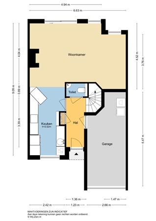 Lijsterbeshof 22, 3355 CD Papendrecht - Plattegrond BG - 2D - Lijsterbeshof 22 te Papendrecht.jpg
