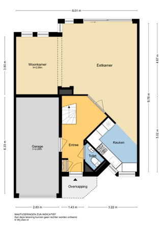 Wethouder De Jongstraat 25, 2957 KN Nieuw-Lekkerland - Plattegrond BG - 2D - Wethouder de Jongstraat 25 te Nieuw-Lekkerland.jpg