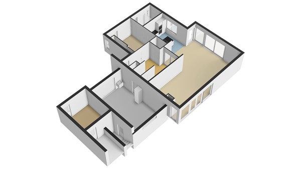 Noord En Landzigt 9, 2953 DZ Alblasserdam - Plattegrond BG - 3D - Noord en Landzigt 9 te Alblasserdam.jpg