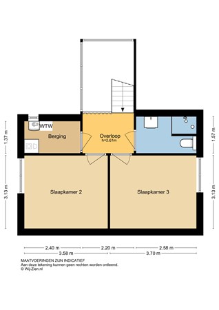 Noord En Landzigt 9, 2953 DZ Alblasserdam - Plattegrond 1E - 2D - Noord en Landzigt 9 te Alblasserdam.jpg