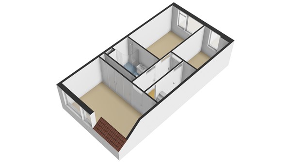 Akkerwinde 51, 2951 HB Alblasserdam - Plattegrond 1E - 3D - Akkerwinde 51 te Alblasserdam.jpg