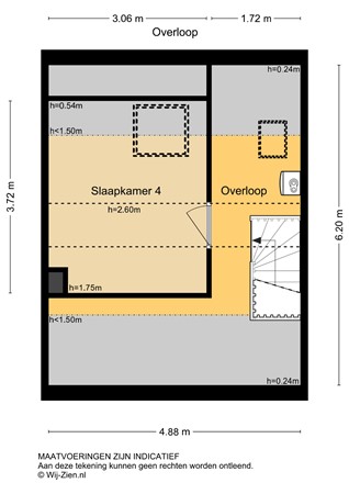 Akkerwinde 51, 2951 HB Alblasserdam - Plattegrond 2E - 2D - Akkerwinde 51 te Alblasserdam.jpg