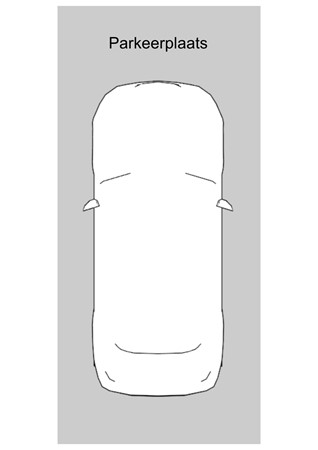 Raadhuisplein 33, 2951 GS Alblasserdam - Plattegrond parkeerplaats - 2D - Raadhuisplein 33 te Alblasserdam.jpg
