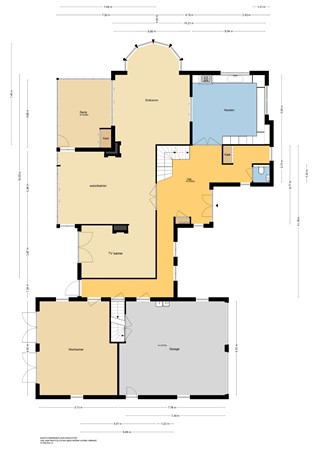 Kortland 47, 2954 LC Alblasserdam - Plattegrond BG - 2D - Kortland 47 te Alblasserdam.jpg