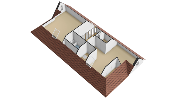 Kortland 47, 2954 LC Alblasserdam - Plattegrond 1E2 - 3D - Kortland 47 te Alblasserdam.jpg