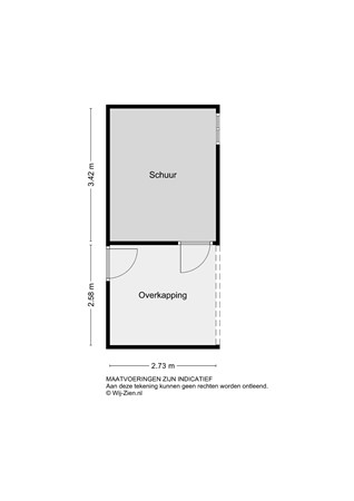 A. Anemastraat 20, 3354 AA Papendrecht - Schuur en overkapping - 2D - A Anemastraat 20 in Papendrecht.jpg
