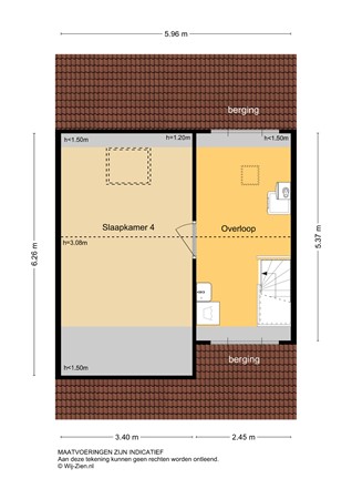 A. Anemastraat 20, 3354 AA Papendrecht - Tweede verdieping - 2D - A Anemastraat 20 in Papendrecht.jpg