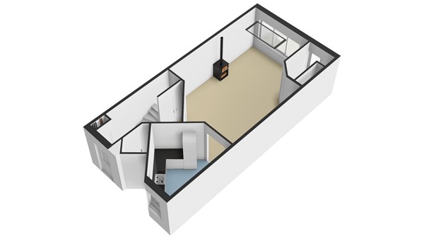 Pluimzegge 12, 2957 RG Nieuw-Lekkerland - Plattegrond BG - 3D - Pluimzegge 12 te Nieuw-Lekkerland.jpg