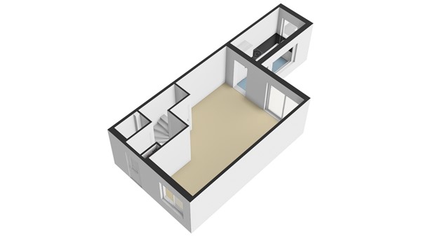 Blokweerweg 86, 2954 BM Alblasserdam - Plattegrond BG - 3D - Blokweerweg 86 te Alblasserdam.jpg