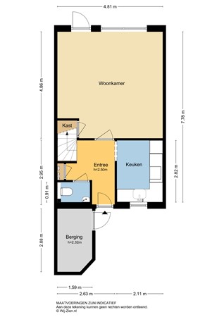 Willem Dreeshof 36, 2953 AW Alblasserdam - Plattegrond BG - 2D - Willem Dreeshof 36 te Alblasserdam.jpg