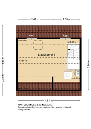 Willem Dreeshof 37, 2953 AW Alblasserdam - Plattegrond 2E - 2D - Willem Dreeshof 37 te Alblasserdam.jpg
