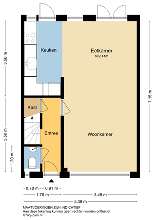 Azaleastraat 11, 2951 BB Alblasserdam - Plattegrond BG - 2D - Azaleastraat 11 Alblasserdam.jpg