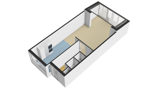 De Boezem 20, 2953 WC Alblasserdam - Plattegrond BG - 3D - De Boezem 20 te Alblasserdam.jpg