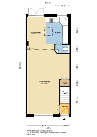 Beatrixweg 8, 2961 AA Kinderdijk - Begane grond - 2D - Beatrixweg 8 te Kinderdijk.jpg