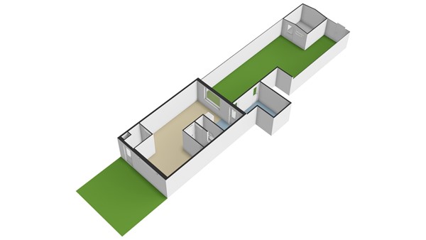 Zwanebloem 29, 2954 NH Alblasserdam - Perceelplattegrond 3D - Zwanebloem 29 te Alblasserdam.jpg