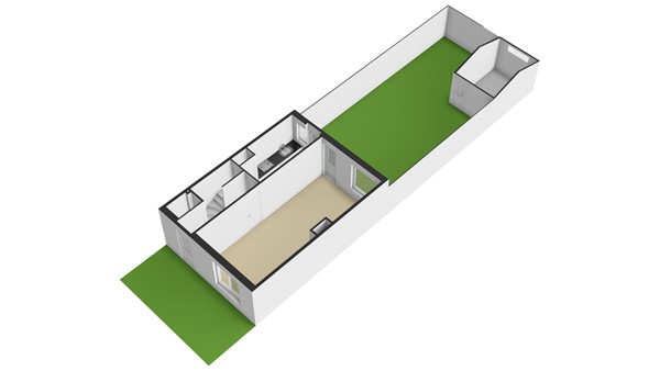 Resedastraat 34, 2951 BX Alblasserdam - Perceelplattegrond - 3D - Resedastraat 34 te Alblasserdam.jpg