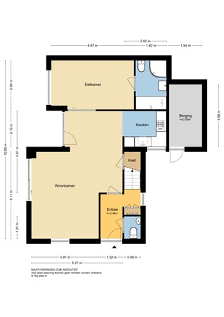 De Boezem 15, 2953 WB Alblasserdam - Plattegrond BG - 2D - De Boezem 15 te Alblasserdam.jpg