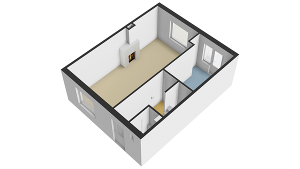 Noachstraat 14, 2951 AG Alblasserdam - Plattegrond BG - 3D - Noachstraat 14 te Alblasserdam.jpg