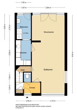 Treubstraat 13, 2953 AR Alblasserdam - Plattegrond BG - 2D - Treubstraat 13 te Alblasserdam.jpg