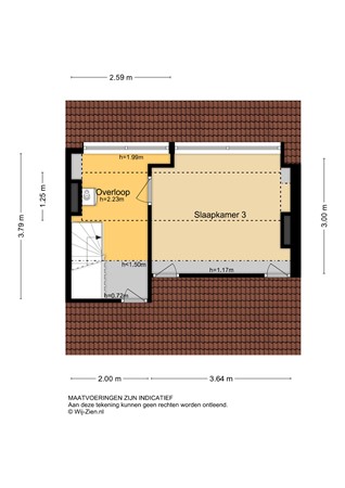 Treubstraat 13, 2953 AR Alblasserdam - Plattegrond 2E - 2D - Treubstraat 13 te Alblasserdam.jpg