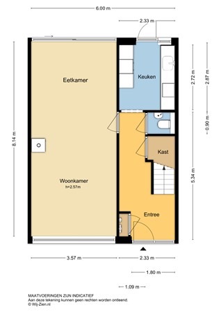 Vondellaan 126, 3351 HG Papendrecht - Begane grond - 2D - Vondellaan 126 te Papendrecht.jpg