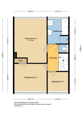 Vondellaan 126, 3351 HG Papendrecht - 1e verdieping - 2D - Vondellaan 126 te Alblasserdam.jpg