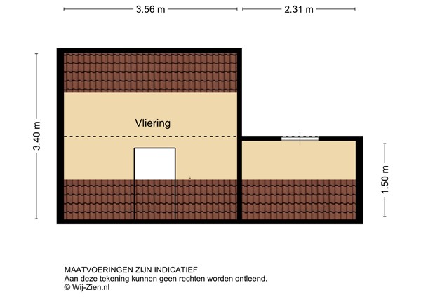 Vondellaan 126, 3351 HG Papendrecht - Plattegrond VL - 2D - Vondellaan 126 te Papendrecht.jpg