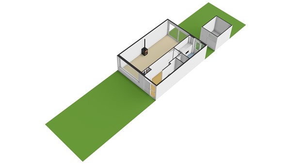 Vondellaan 126, 3351 HG Papendrecht - Plattegrond perceel - 3D - Vondellaan 126 te Papendrecht.jpg