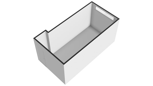 Oost Kinderdijk 149B, 2953 CK Alblasserdam - Plattegrond garage - 3D - Oost Kinderdijk 149-b te Alblasserdam.jpg